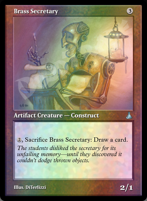 Brass Secretary FOIL