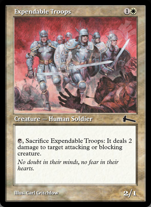 Expendable Troops