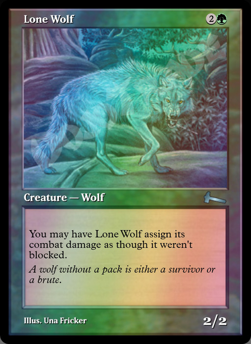 Lone Wolf FOIL