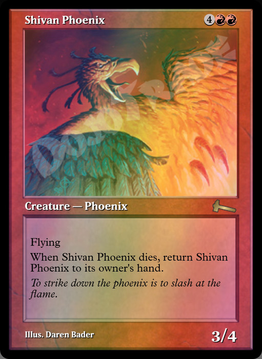 Shivan Phoenix FOIL