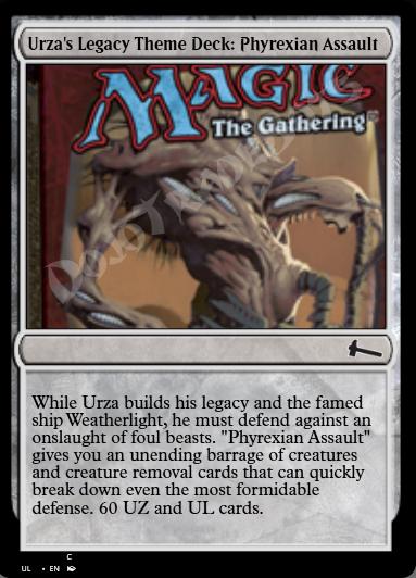 Urza's Legacy Theme Deck: Phyrexian Assault