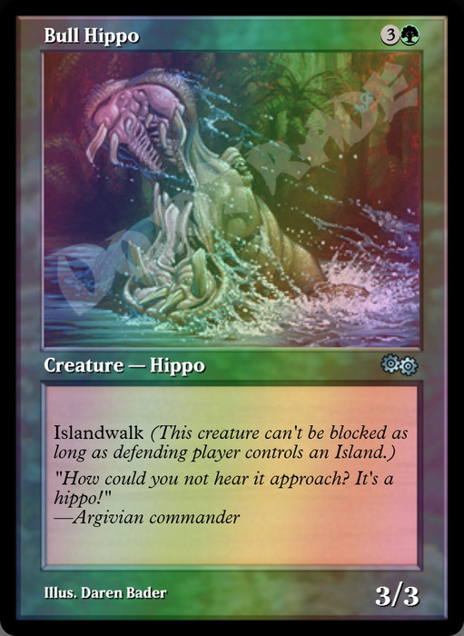 Bull Hippo FOIL