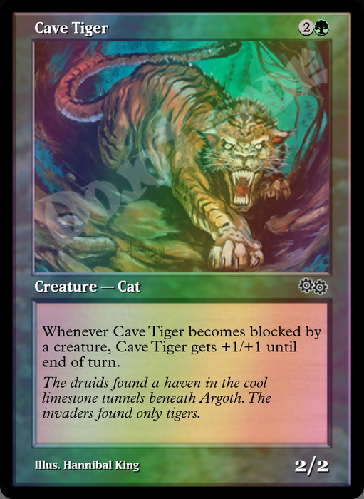 Cave Tiger FOIL