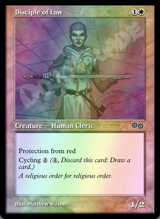 Disciple of Law FOIL