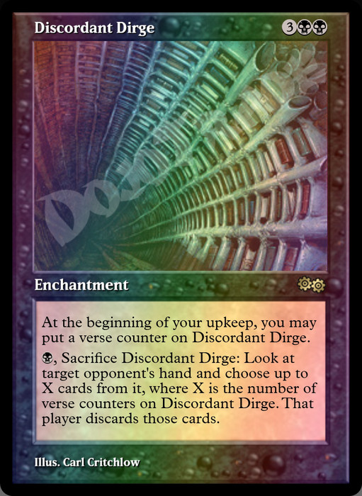 Discordant Dirge FOIL