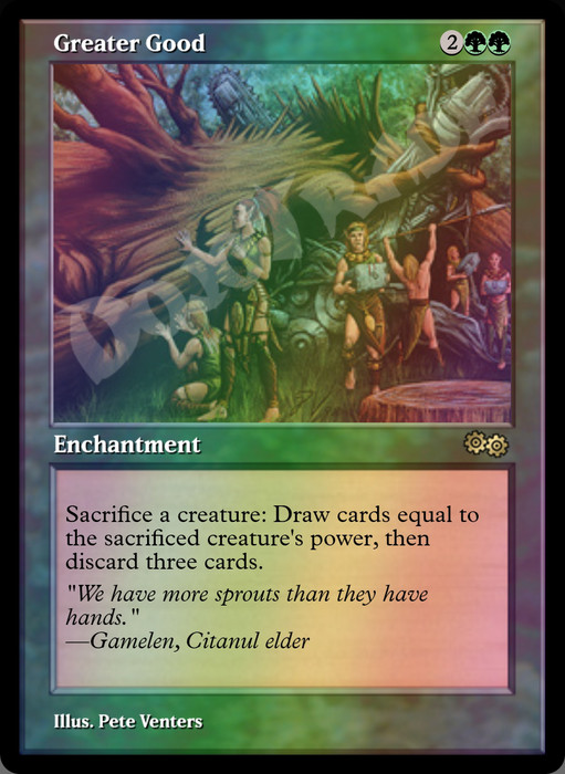 Greater Good FOIL