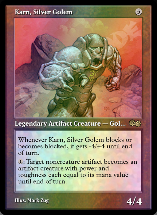 Karn, Silver Golem FOIL