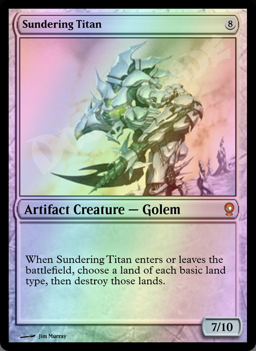 Sundering Titan FOIL