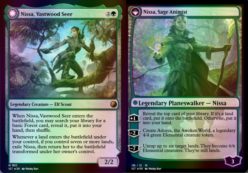 Nissa, Vastwood Seer FOIL