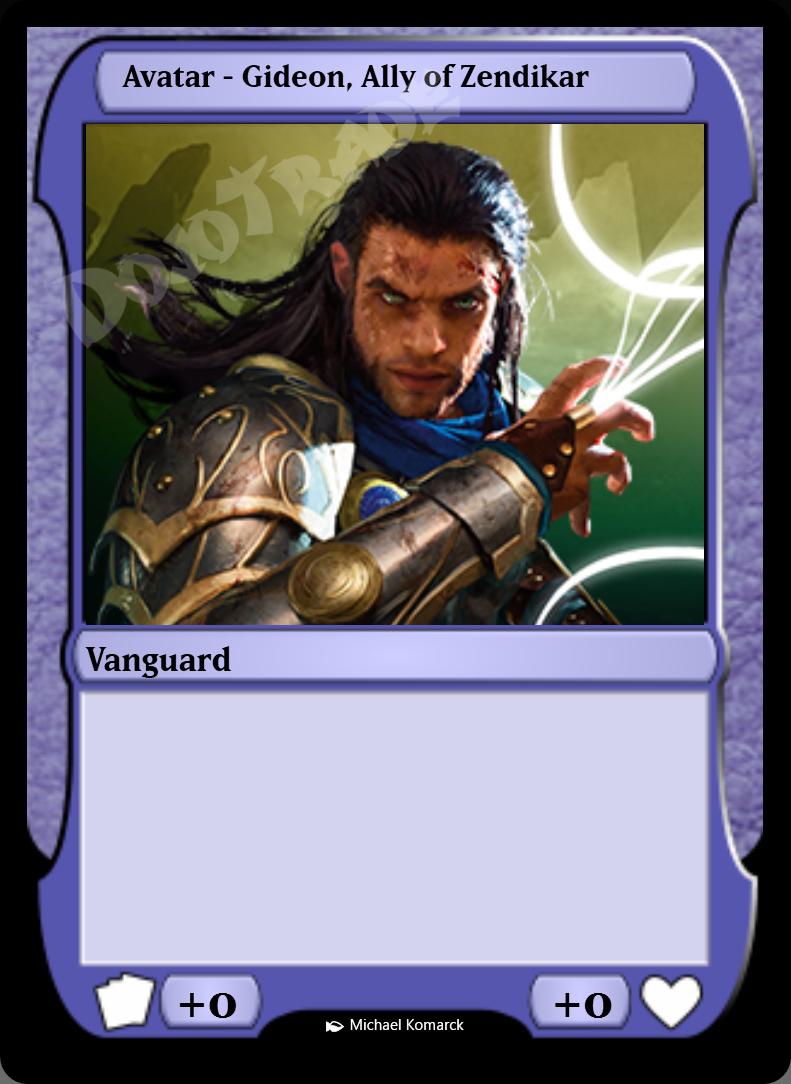 Avatar - Gideon, Ally of Zendikar