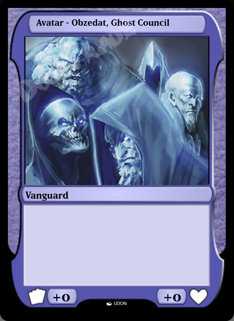 Avatar - Obzedat, Ghost Council