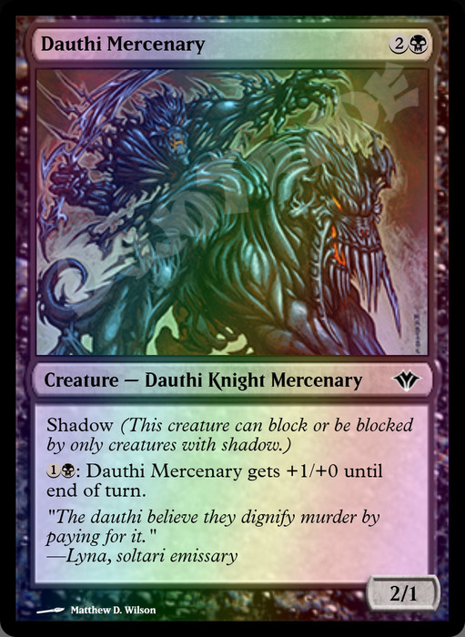 Dauthi Mercenary FOIL