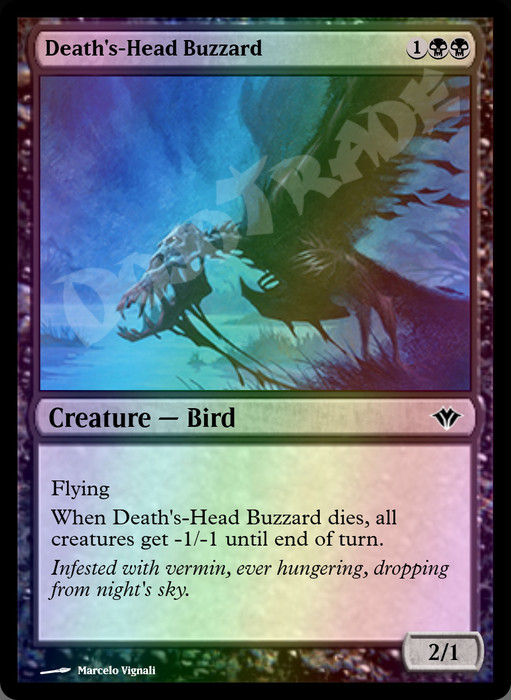 Death's-Head Buzzard FOIL