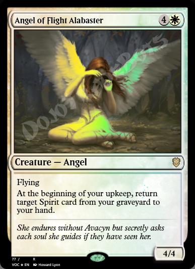 Angel of Flight Alabaster FOIL