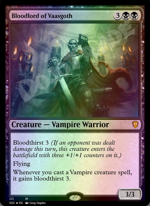 Bloodlord of Vaasgoth FOIL