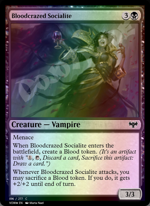 Bloodcrazed Socialite FOIL