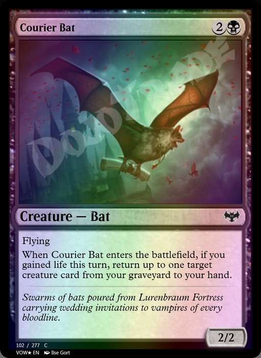 Courier Bat FOIL
