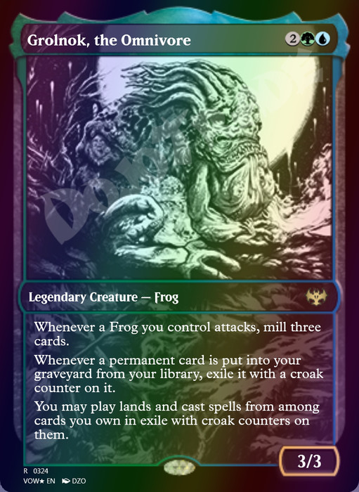 Grolnok, the Omnivore (Showcase) FOIL