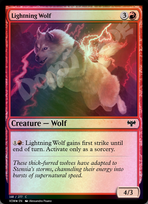 Lightning Wolf FOIL