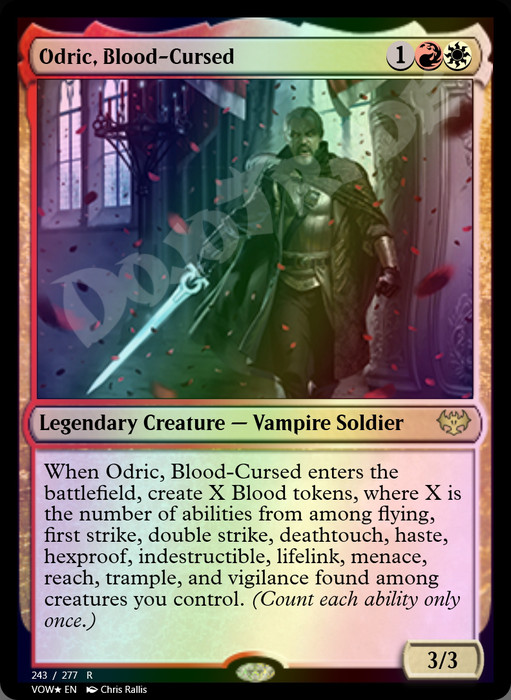 Odric, Blood-Cursed FOIL