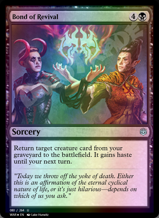 Bond of Revival FOIL