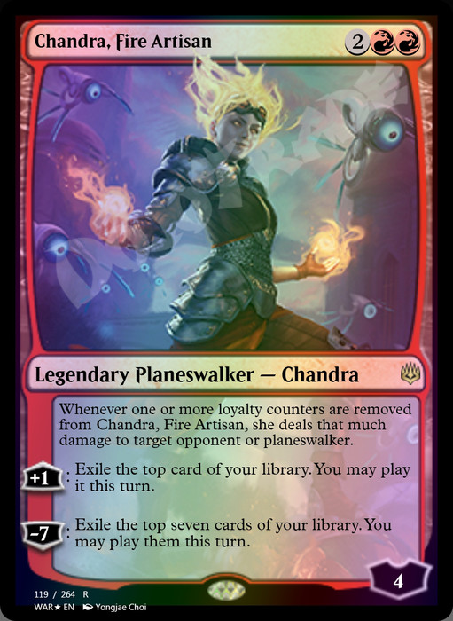 Chandra, Fire Artisan FOIL