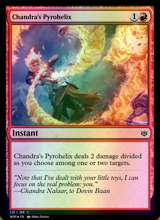 Chandra's Pyrohelix FOIL