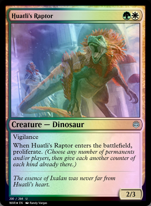 Huatli's Raptor FOIL