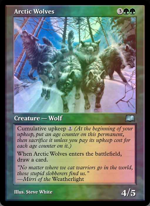 Arctic Wolves FOIL