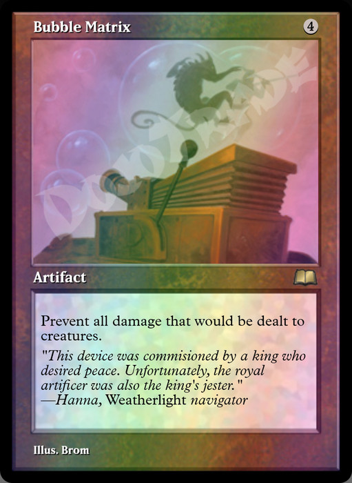 Bubble Matrix FOIL