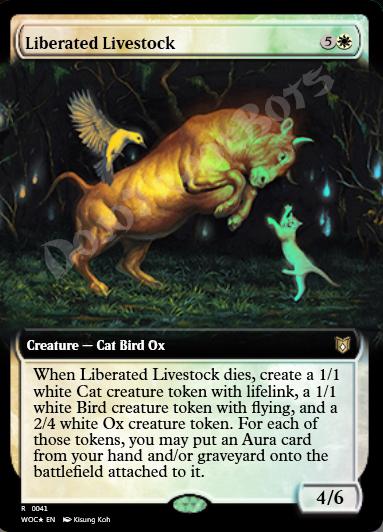 Liberated Livestock (Extended Art) FOIL