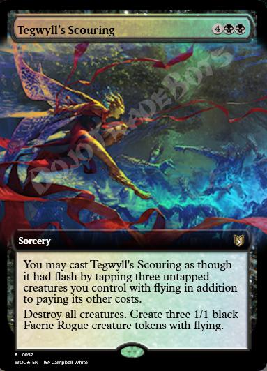 Tegwyll's Scouring (Extended Art) FOIL