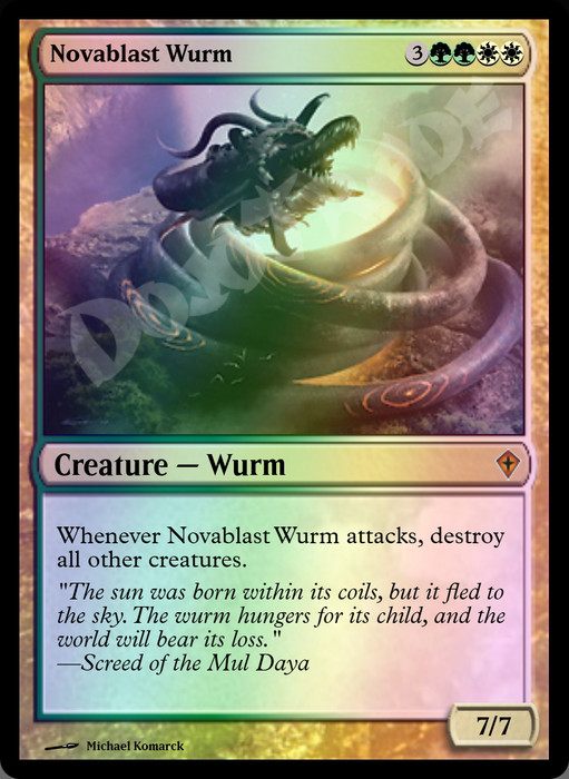Novablast Wurm FOIL