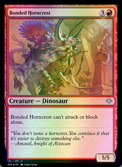 Bonded Horncrest FOIL