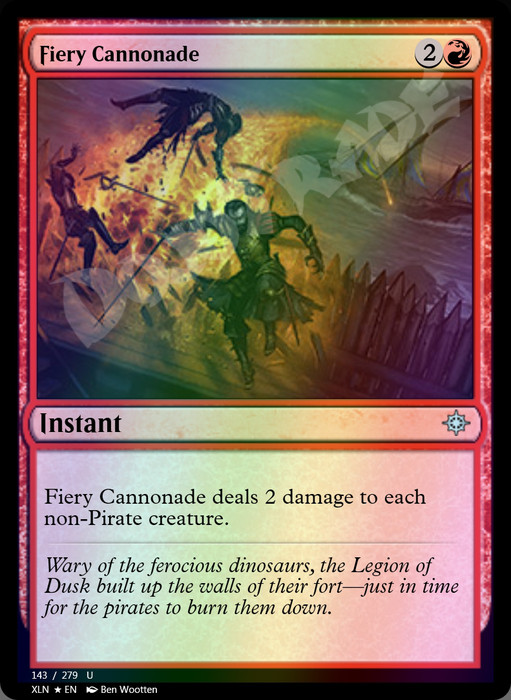 Fiery Cannonade FOIL