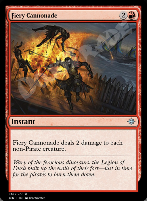 Fiery Cannonade