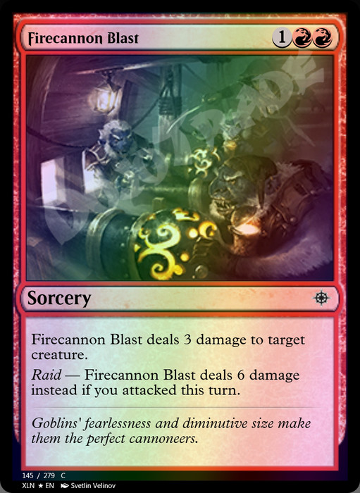 Firecannon Blast FOIL