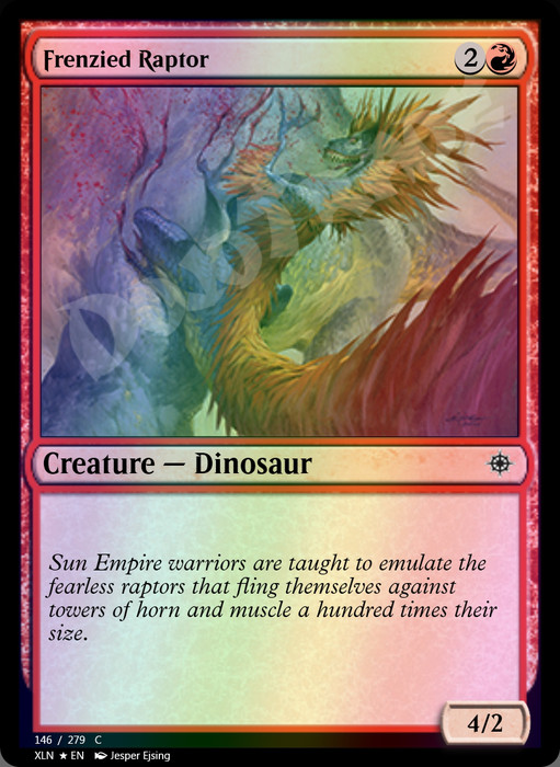 Frenzied Raptor FOIL