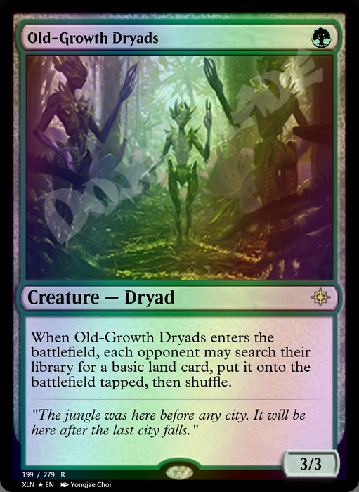 Old-Growth Dryads FOIL