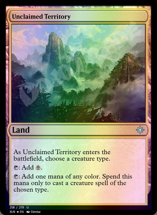 Unclaimed Territory FOIL