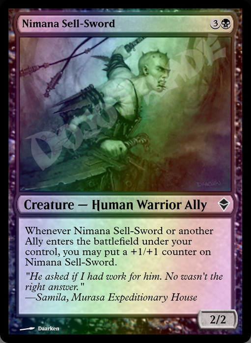 Nimana Sell-Sword FOIL