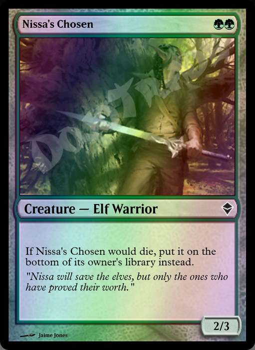 Nissa's Chosen FOIL